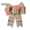 Festive Home Decor Accessories Christmas Bows for Wreath, Merry Craft Bow Ornaments, Winter Tree Reusable Seasonal Decoration Holiday Tree,