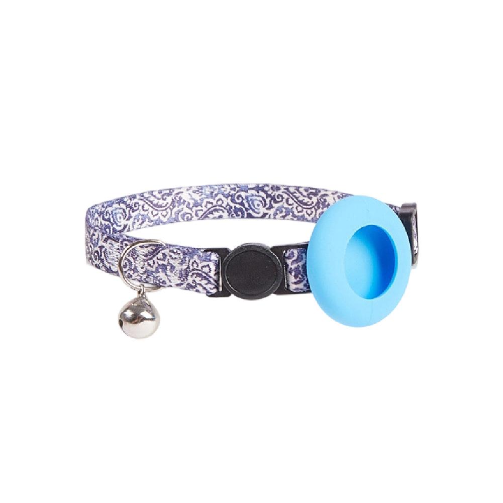 Регулируемый Милый Защитный Чехол для Трекера Ошейник для Кошки Защитный Чехол для GPS-трекера Цветной Шейный Ошейник для Домашнего Питомца Кошки для Позиционирования для Airtag Ошейник для Питомца