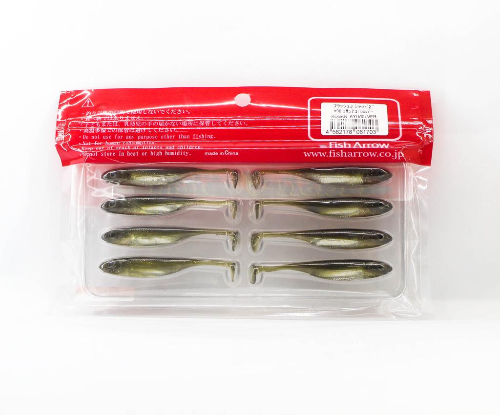 Fish Arrow Мягкая приманка Flash J Shad 2 дюйма 8 штук в упаковке #06 (1703 г.)