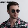 Non-polarized Fashion Square Double Bridge Metal PC Frame Sunglasses Classic Aviator Men Women Sun Eyeglasses