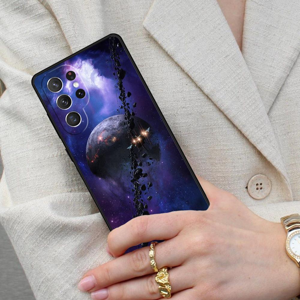 Чехол для телефона «Сатурн и Солнечная система» для Samsung Galaxy S26 Ultra S25 S24 S23 S22 S21 S20 Note10