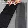 New 5/10m Tulle Wedding Organza Roll Sheer Crystal Organza Fabric for Wedding Decoration Mariage Yarn Birthday Event Party Suppl