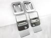 BRIGHTZ Door Handle Covers and Knob Plate Set for Acty Truck HA8 AH9 Silver Compatible with and 9 Acty Trucks (Satin Plated) [DHC-NOBU-491] HA, A8,