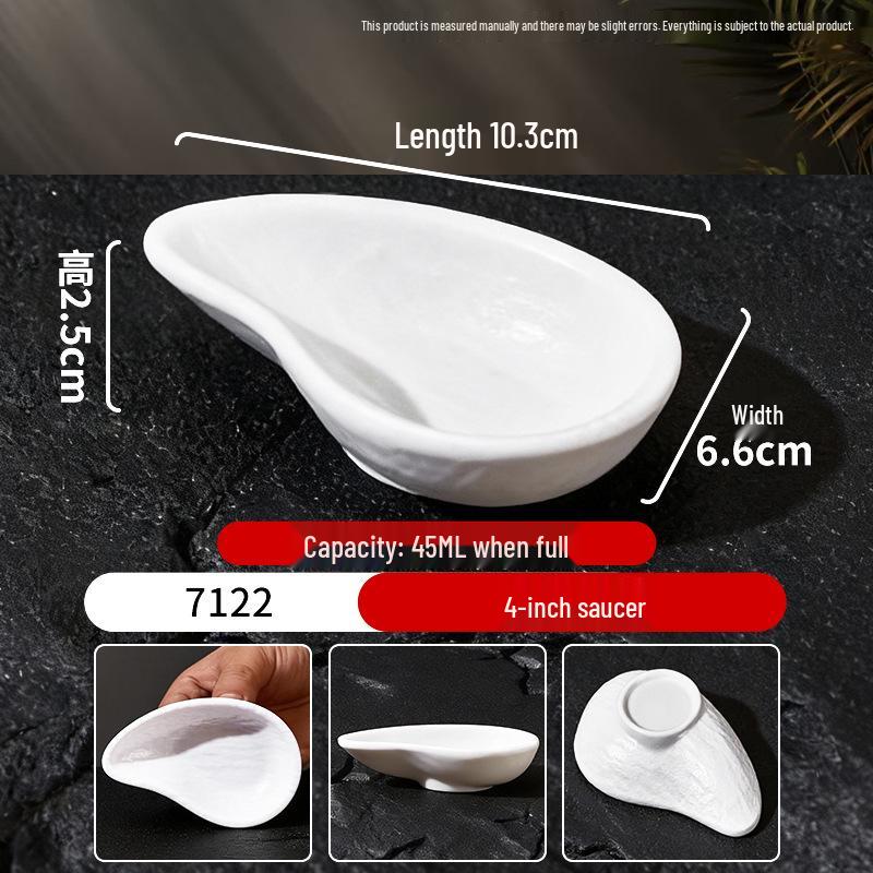 Набор из миски для риса и блюдца для соуса в стиле меламиновой керамики