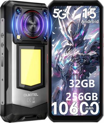 Oukitel WP56 5G Смартфон 32 ГБ + 256 ГБ 16000 мАч 6,8-дюймовый Дисплей 108 МП Android 15 Смартфон