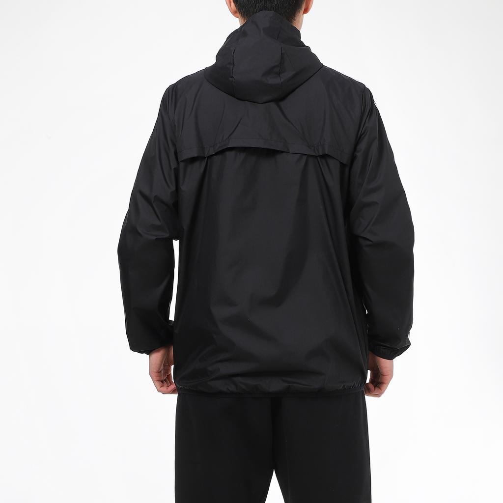 Adidas Повседневная спортивная тканая ветровка с капюшоном, мужская верхняя одежда, черный GK9026