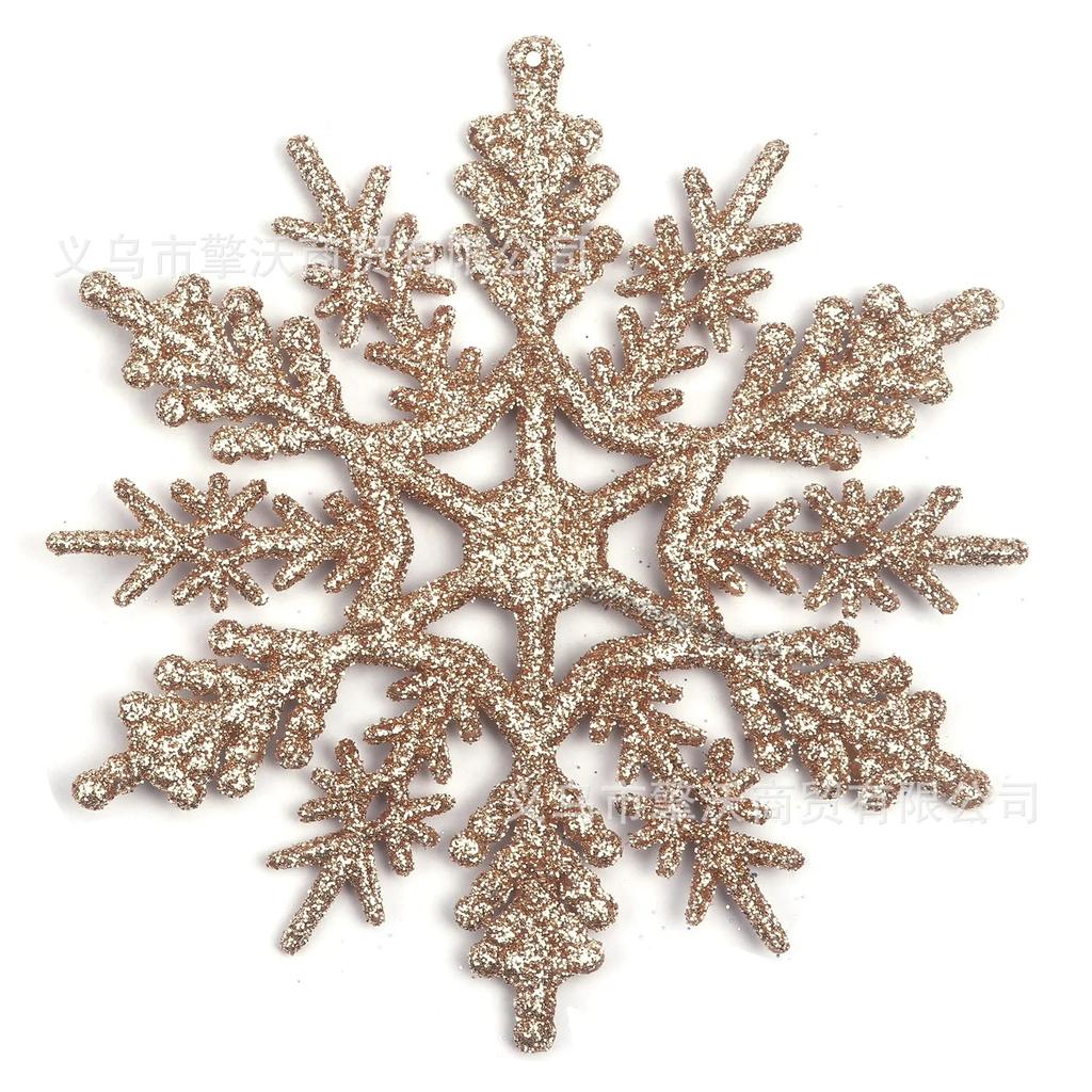 6/12 шт. имитация снежинок рождественская елка подвесное украшение рождественские искусственные снежинки зимняя вечеринка Навидад новогоднее украшение