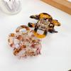Hairpin Hollow Flower  Hair Claws Headwear Hair Grab Cute Acetate Hair Clip  Streetwear
