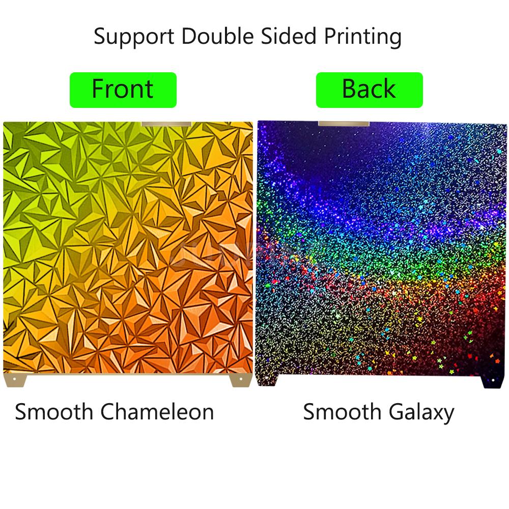Печатная платформа 370x370 мм для 3D-принтера Creality K2 Plus, двусторонняя, съемная поверхность, платформа для K2 Plus Combo