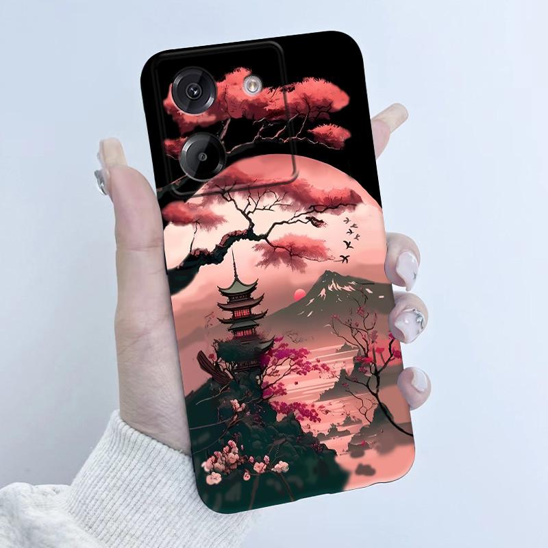 Чехол для телефона Xiaomi Poco M7 Pro 5G, модный дизайн 'Цветочная девушка', мягкий силикон TPU, задняя крышка для Poco M 7 Pro M7Pro 5g