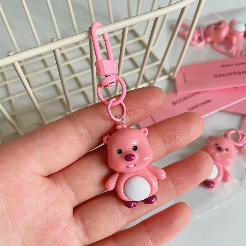 Кулон на сумку Мультяшные DIY аксессуары Zanmang Loopy Аниме Кавайные Числовые аксессуары Брелок Loopy Модель Игрушка