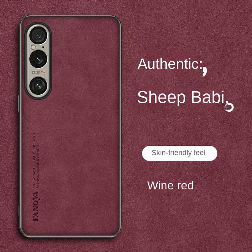 Простой кожаный удобный замшевый чехол Для Xperia I VII 10 VI 1 VI Sony Xperia 10 V 5 V 1V 10 iv 5iv 1 iv Жесткий тонкий защитный чехол