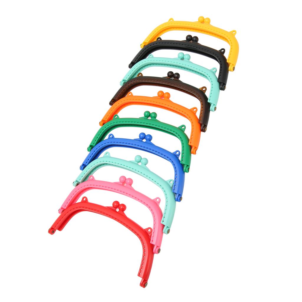 10 шт. Застежка для кошелька с двойными ушками в форме дуги, простая в установке пластиковая застежка для пакета с замком-поцелуем