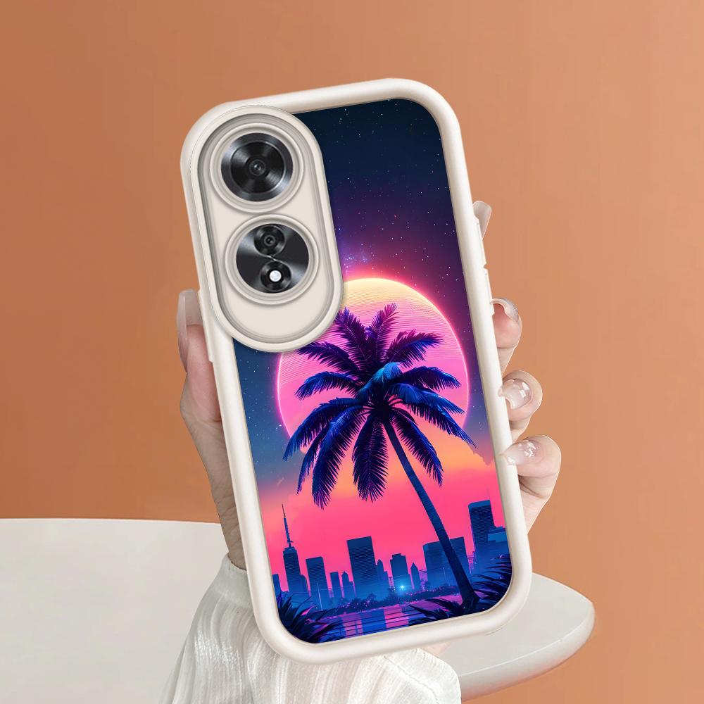 Для Realme 11 11x 12x 12 Pro C21 C30 C33 C35 C65 OPPO A18 A38 A60 A96 Reno 10 11 12 Pro мультяшный кокосовый орех полный объектив защитный мягкий чехол для телефона