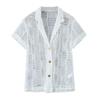 2025 Spring Women's European & American Style Casual Beach Cover-up Shirt