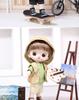 Peach Maruko 4.5" BJD Skateboard Boy Doll with Changeable Clothes - Birthday Gift Figurine