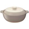 Ishigaki Modern No. 8 Earthenware Pot (Serves 3-4 People), Suitable for Direct Heat and Resistant To Boiling Over, 4366