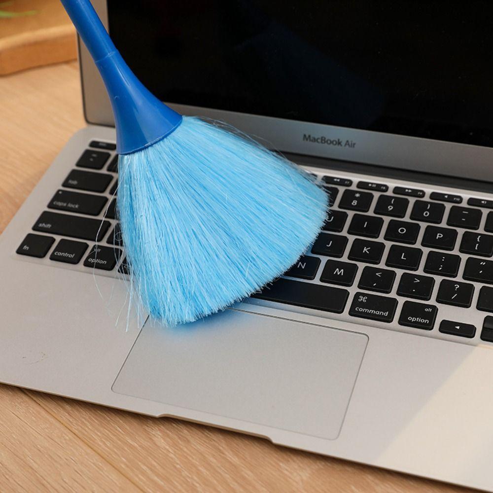 Mini Microfiber Fluffy Anti Static Desktop Cleaning Tool Laptop Cleaner Dusting Wand Keyboard Brush