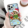 Funda Cute Owl Hearts Lover Christmas Phone Cover For Iphone 14pro 11pro 12 13pro Max 5s 6s Xs 7 8plus SE Xr 12mini Coque Cases