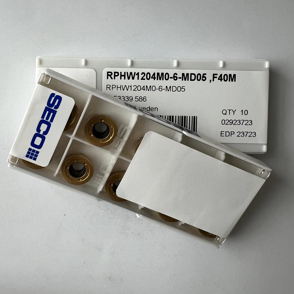 RPHW1204M0-6-MD05, F40M / Industrial indexable Carbide Inserts 10 Pcs