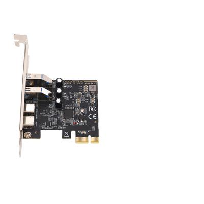Карта расширения PCIe на USB 3.0 Type C 5 Гбит/с 2 порта Type C 3.1 и 2 порта USB 3.0 для настольного ПК Plug and Play