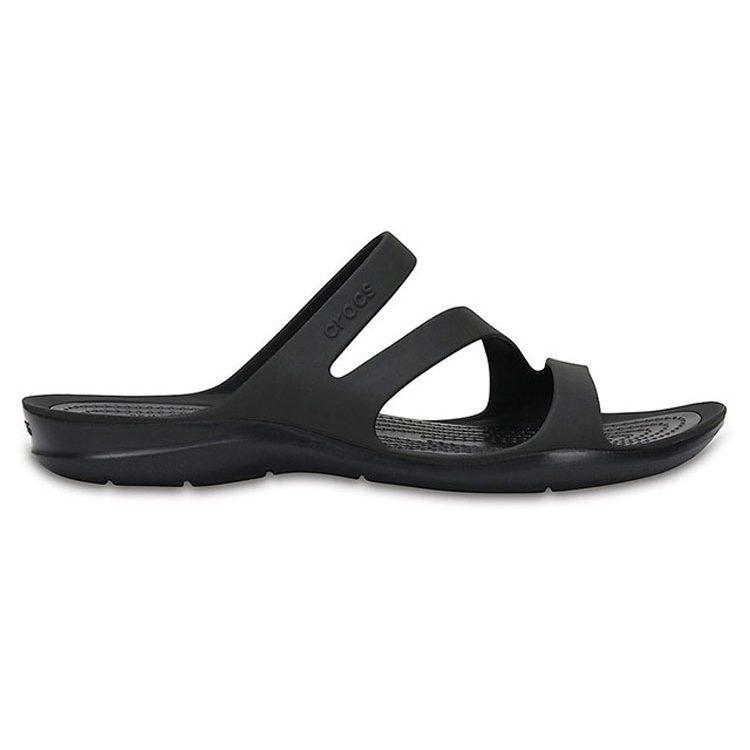 Crocs Шлепанцы женские черные 203998-060