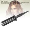 2pcs Textured Grip Curling Roll Comb Easy Styling Voluminous Hair Comb  Travel Styling