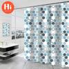 Bathroom Thickened Waterproof Curtain Mildew Proof Shower Curtain Shower Partition Curtain Shower Curtain Bathroom Curtain Free Perforation