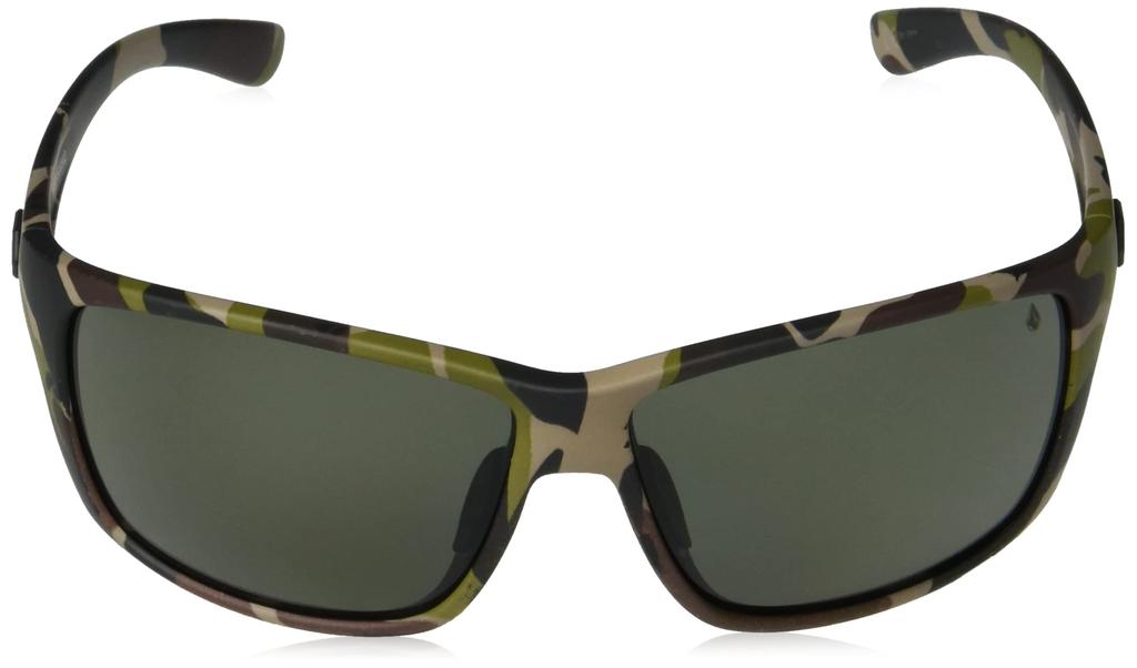 Солнцезащитные очки Стильные очки Матовые Polar EA [Volcom] Мужские (Линзы типа Wellington/поляризованные) [VE01500302 / Рулон] Камуфляж/Серый