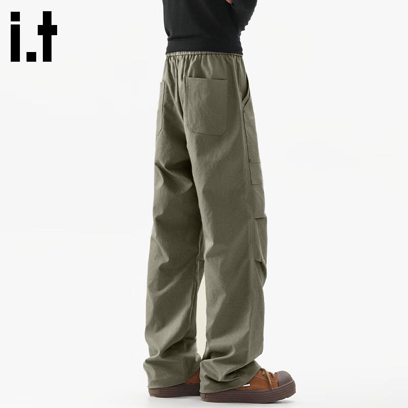 Fingercroxxit Men's 2025 Autumn Casual Outdoor Parachute Pants