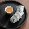 Suet jade white porcelain tea set ice seed household light luxury high-end 1011 new cover bowl kung fu tea cup tea cup