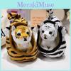 Plush Toy Tiger With Pp Cotton Filling Soft Short Fur Animal For Kids Gifts