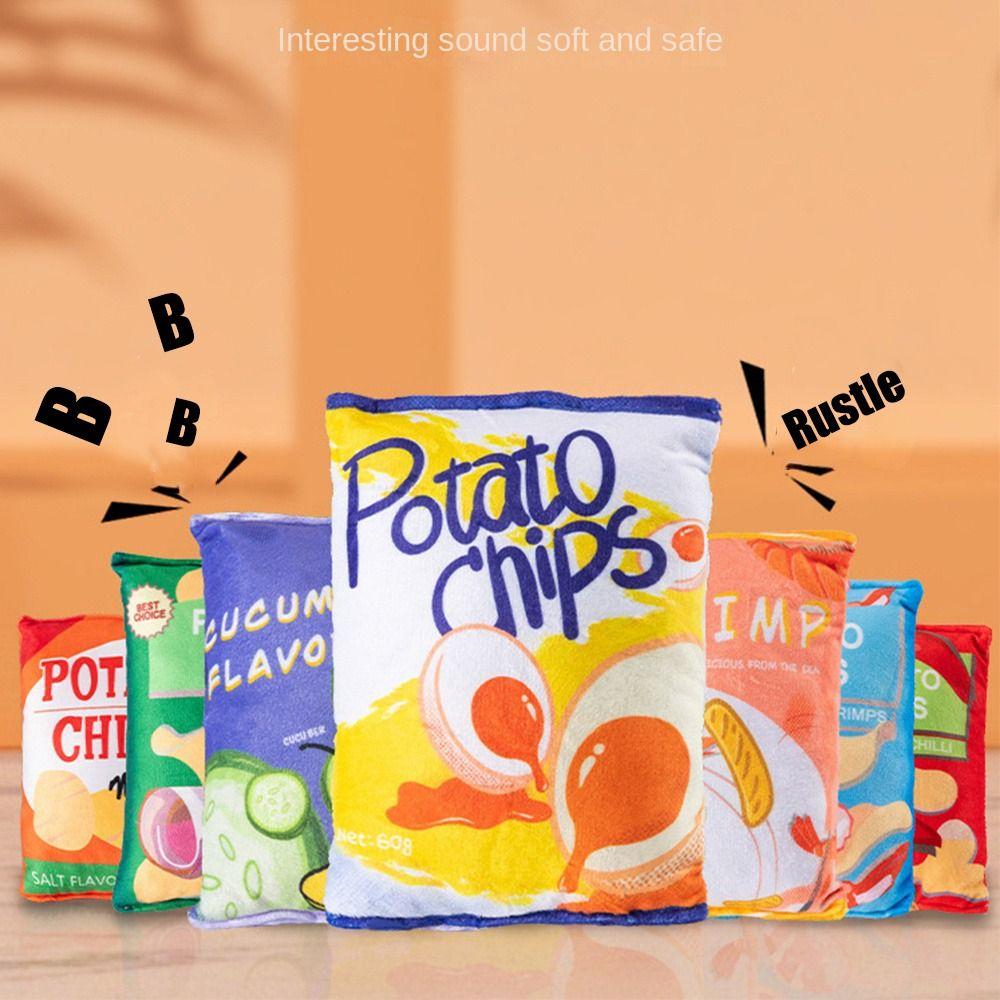 Устойчивая к укусам игрушка для домашних животных, пищащая игрушка для жевания, забавная имитация, плюшевая игрушка, товары для домашних животных для маленьких и средних размеров