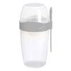 Portable Breakfast Oatmeal Cereal Nut Yogurt Salad Cup with Fork Spoon Double Layer Large Capacity Soy Milk Cup Household Supplies