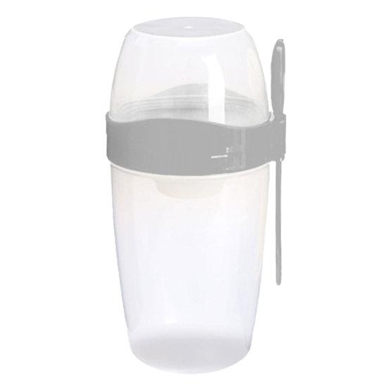 Portable Breakfast Oatmeal Cereal Nut Yogurt Salad Cup with Fork Spoon Double Layer Large Capacity Soy Milk Cup Household Supplies
