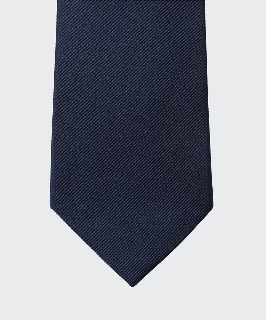 MUSINSA STANDARD Silk Solid Tie [Navy]