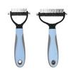 Pet Deshedding Brush, Dog Cat Grooming Undercoat Comb, Fur & Knot Remover Tool for Puppy Shedding Hair Removal