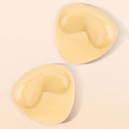 1 пара двусторонних клейких накладок на грудь, многоразовые, push-up, самоклеящиеся, для бикини, купальника, спортивного бюстгальтера