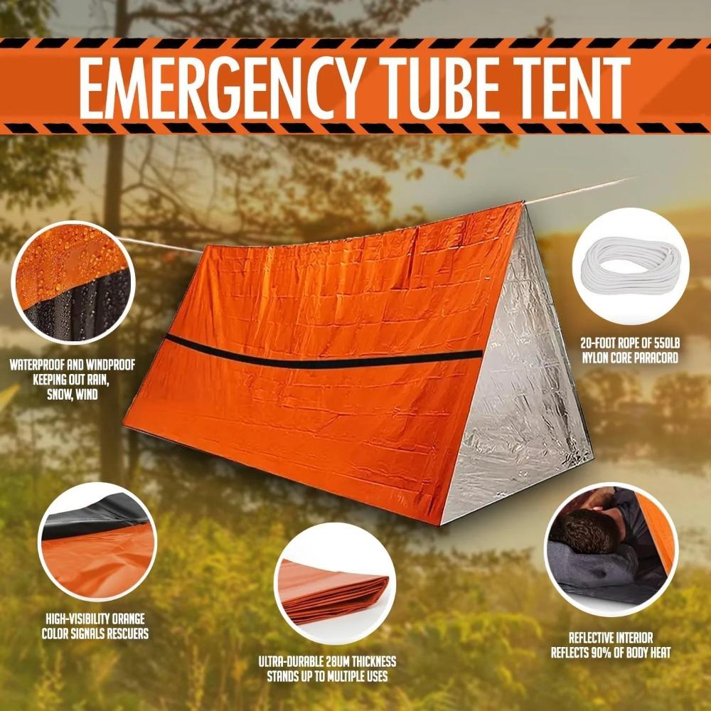 Waterproof Emergency Tent Moisture-Resistant Thermal Blanket  Outdoor SOS