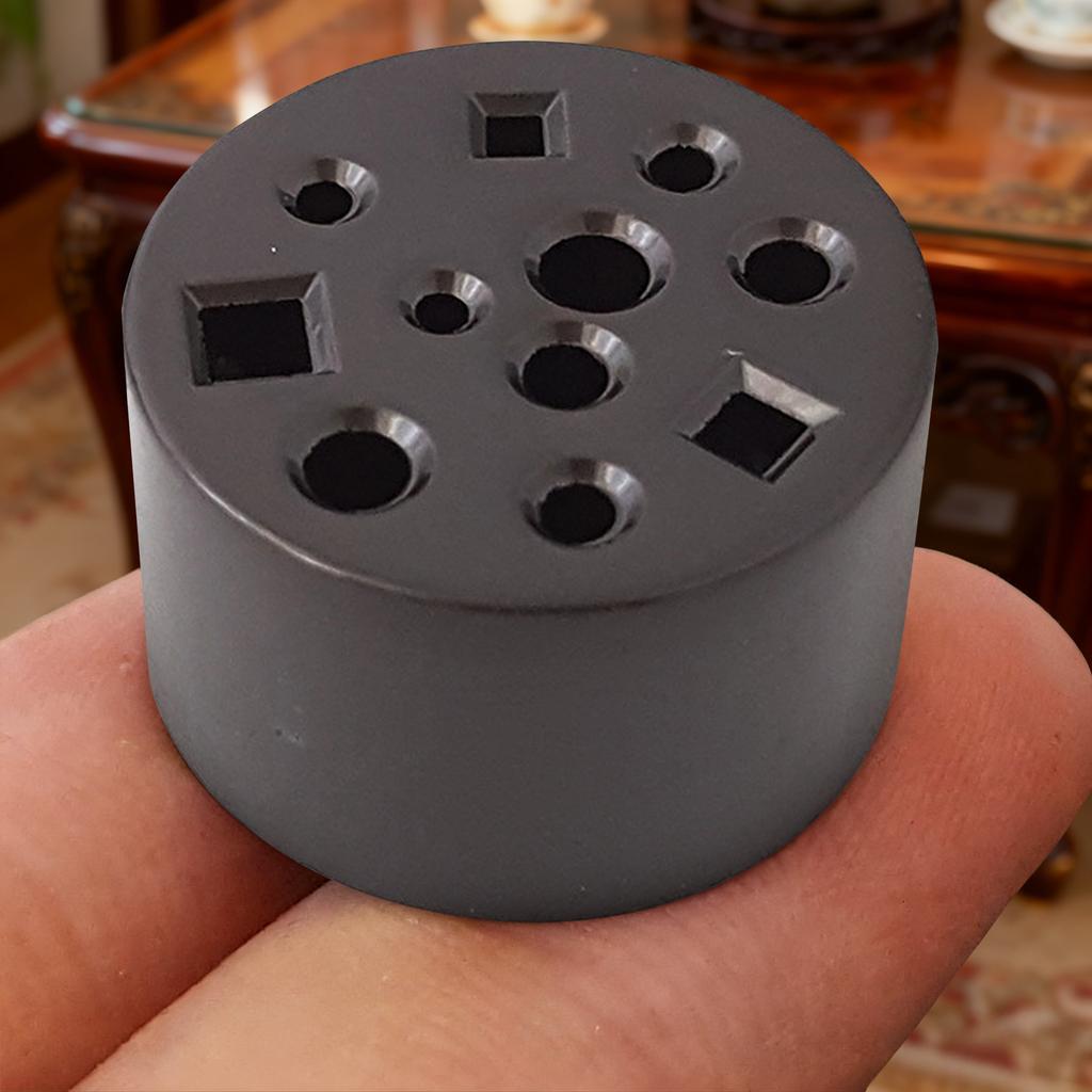 1/4 шт. 11 отверстий подставка для благовоний мини круглая сандаловая благовонная горелка металлическая основа молитва медитация креативный декор для дома офиса курильница