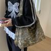 Korean Version Tote Bag High-end Sense Large-capacity Armpit Bag 2025 New Fashion Leopard Print Bag Fashion Shoulder Bag