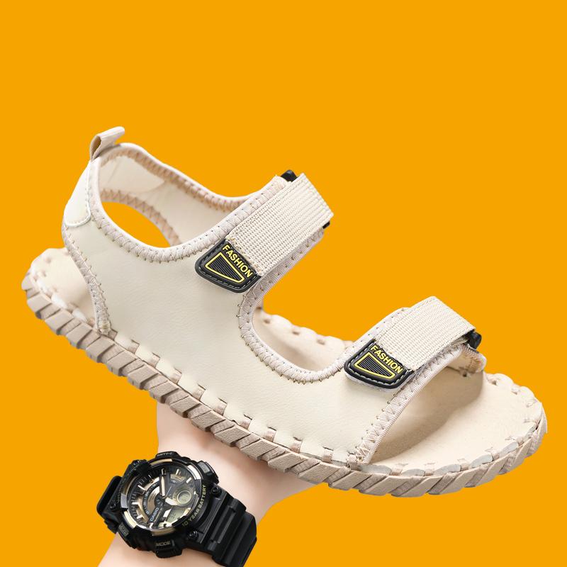 Модные и дышащие мужские сандалии, нескользящие мужские туфли, высококачественные пляжные сандалии, мужская летняя обувь для комфортной ходьбы на открытом воздухе