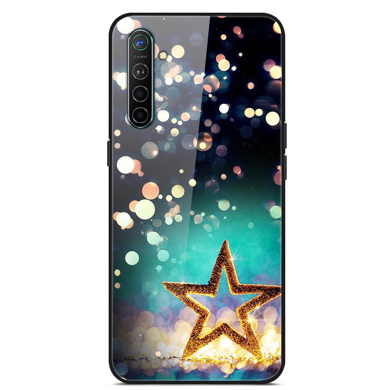 Для OPPO Realme XT Закаленное Стекло Чехол Мягкий Бампер Жесткий Funda Для OPPO Realme 6 Pro Realme X2 XT Чехол для Телефона Realme6 Задняя Крышка