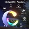 Intelligent Smart Led Lamp Bluetooth Speaker Wireless Charger Atmosphere Lamp