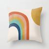 Modern Minimalist Abstract Pillow Cover Minimalist Geometric Peachskin Velvet Cushion