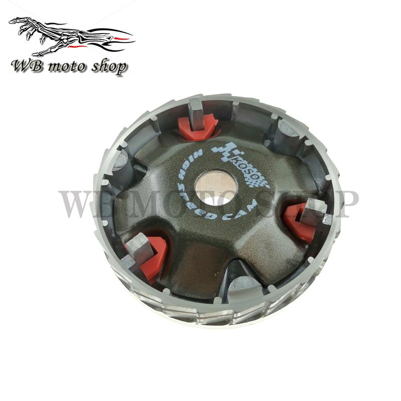 Racing Variator Scooter Variator Kit with Roller Weights Drive Pulley for GY6 50 80 139QMB/QMA DIO AF18 AF28 AF34 AF35 ZX Moped