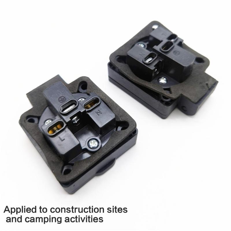 Outdoor Industry Waterproof Socket 2KW 6.5KW Gasolines Generator Dustproof Outlet Electrical Wiring Receptacle Outlet