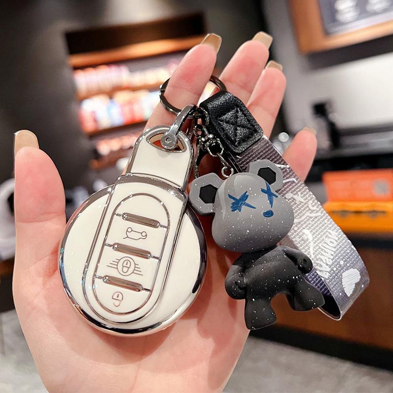 Applicable BMW Mini Key Case Countryman Cooper Key Case f54f55f56F60 Shell Ring Female