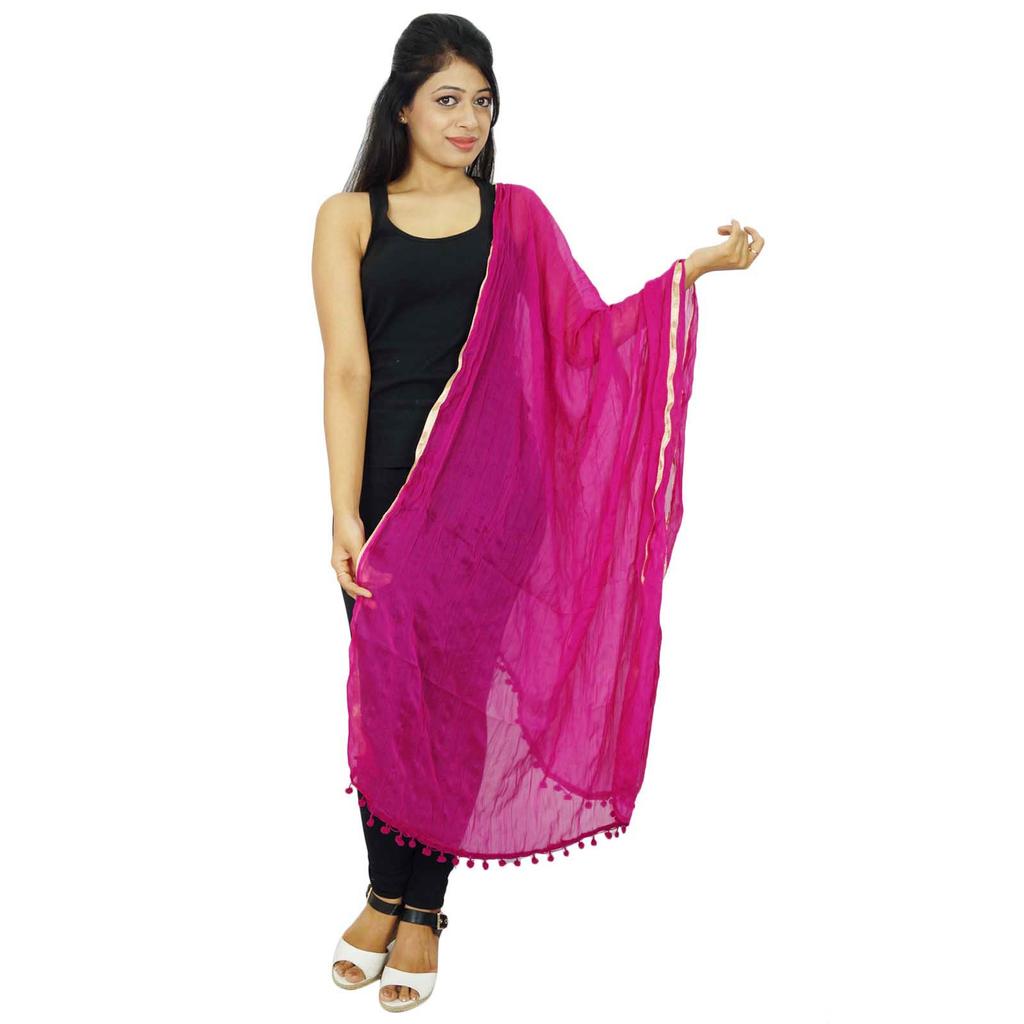 Шарф на шею Dupatta Woman Chunni Chiffon Blend Indian Stole Throw