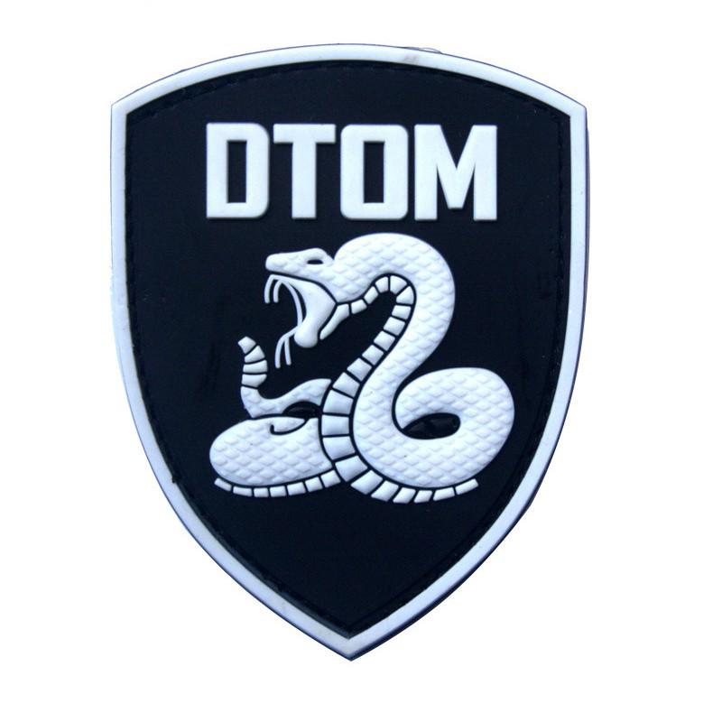 Моральный патч Gadsden Snake DTOM - ПВХ Велкро на липучке